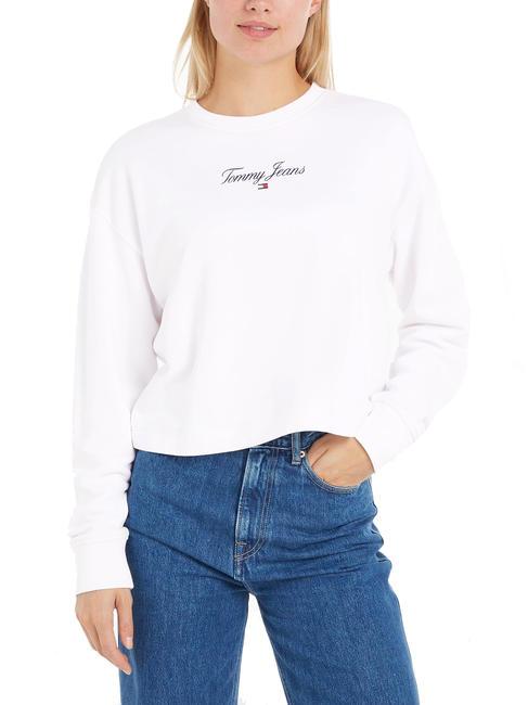 TOMMY HILFIGER TJ RELAXED ESSENTIAL Cotton sweatshirt white - Women's Sweatshirts