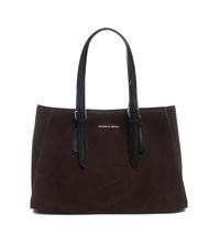TOSCA BLU BRUGES Large suede tote bag bordeaux - Women&rsquo;s Bags - 1