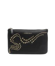 TOSCA BLU NIZZA Shoulder strap three compartments with studs Black - Women&rsquo;s Bags - 1