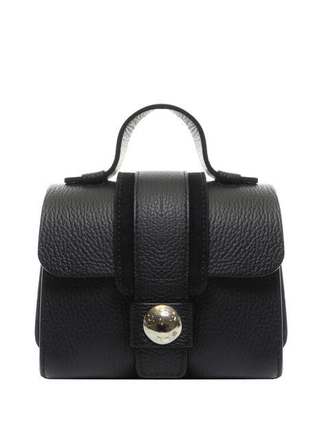 TOSCA BLU DUBROVNIK Mini trunk bag in leather Black - Women’s Bags