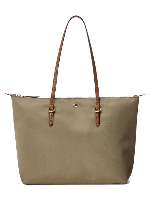 RALPH LAUREN KEATON Medium shopping bag clay - Women’s Bags