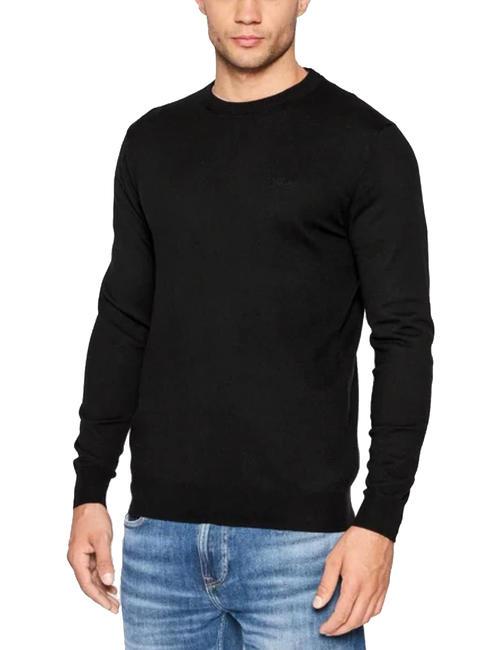 GUESS VALENTINE Crew neck sweater jetbla - Men's Sweaters