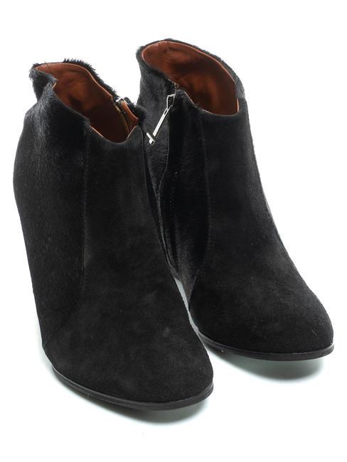 COCCINELLE SUEDE Leather ankle boots Black - Women’s shoes