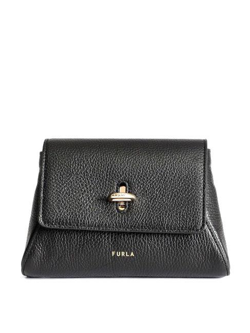 FURLA NET Envelope bag with shoulder strap Black - Women’s Bags