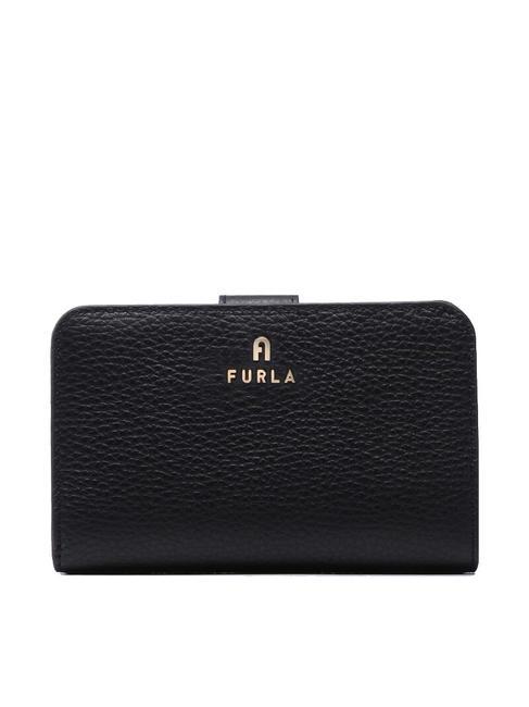 FURLA CAMELIA Compact wallet Black - Women’s Wallets