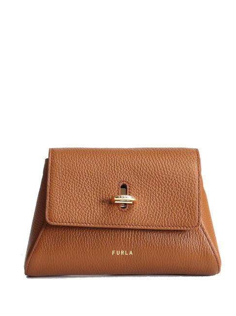FURLA NET Envelope bag with shoulder strap cognac - Women’s Bags