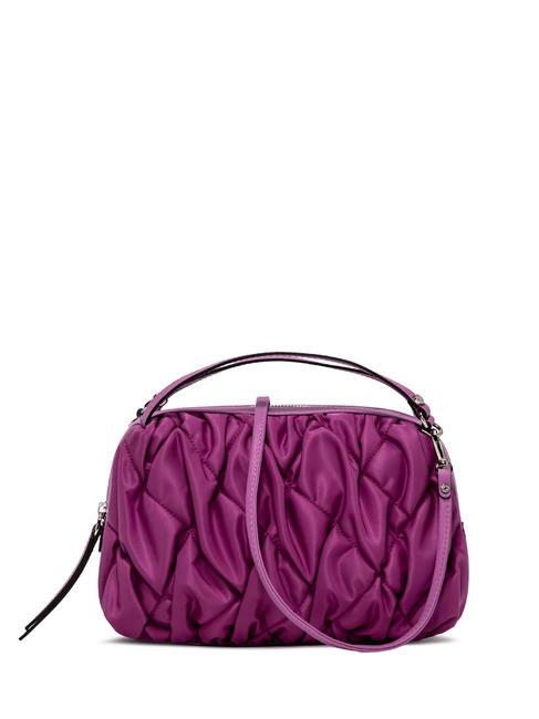 GIANNI CHIARINI ALIFA Handbag in fabric and leather pink vanity - Women’s Bags