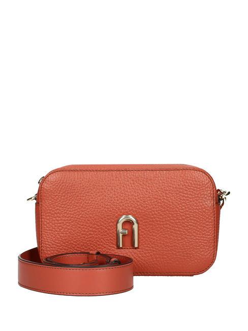 FURLA PRIMULA  Mini shoulder bag in calfskin cinnamon - Women’s Bags