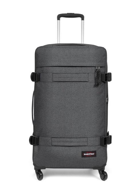 EASTPAK TRANSIT'R Medium size trolley BlackDenim - Semi-rigid Trolley Cases