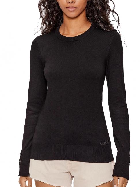 GUESS ELINOR Crew neck sweater jetbla - Women's Sweaters