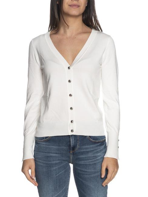 GUESS ZENA Cardigan with buttons cremwhi - Women's Sweaters