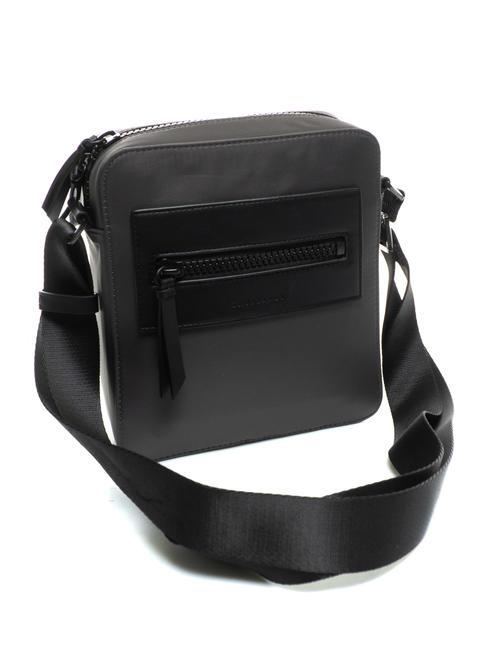 TRUSSARDI ZENITH Shoulder bag Dark Gray / Black - Over-the-shoulder Bags for Men
