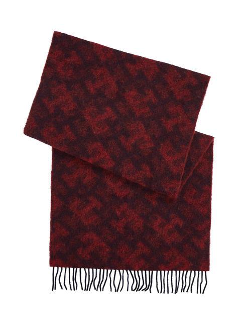 TOMMY HILFIGER ICONIC MONOGRAM Made in Italy scarf rouge - Scarves