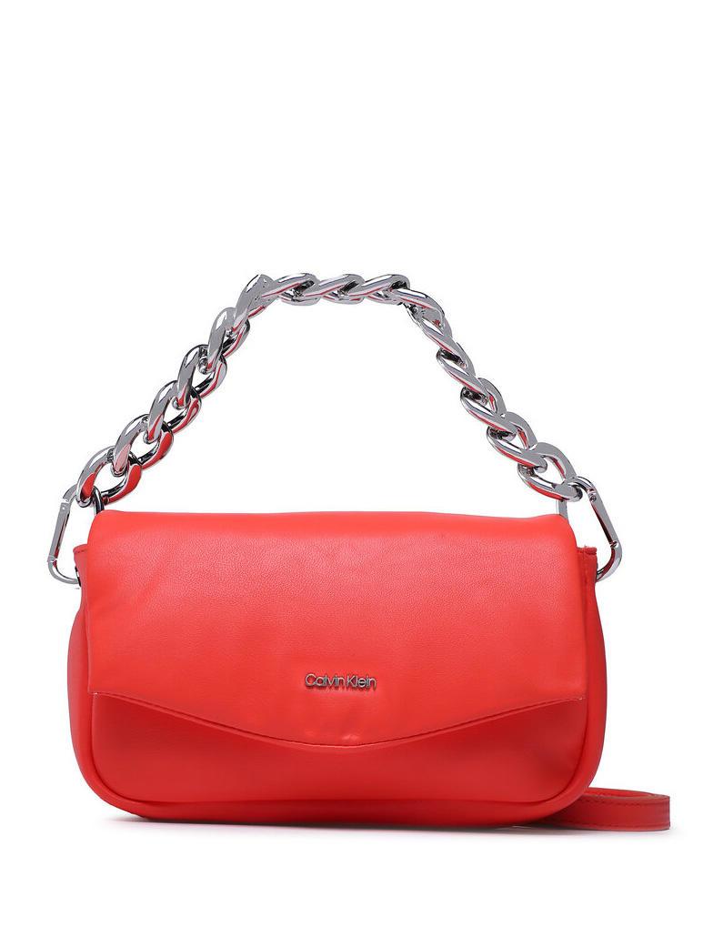 Calvin Klein Puffed Handbag, With Shoulder Strap Deep Orange - Buy At  Outlet Prices!