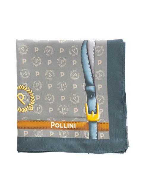 POLLINI TWILL Printed scarf gray and blue - Scarves