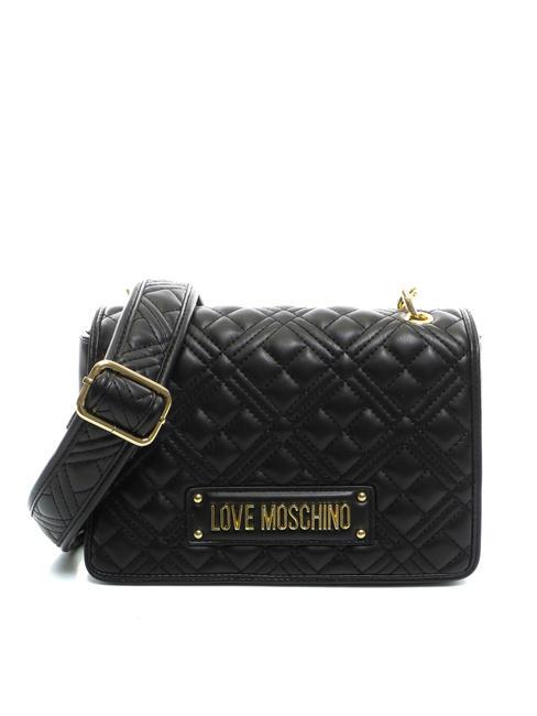 LOVE MOSCHINO QUILTED Quilted shoulder bag Black - Women’s Bags