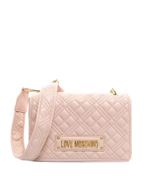 LOVE MOSCHINO QUILTED Quilted shoulder bag face powder - Women’s Bags