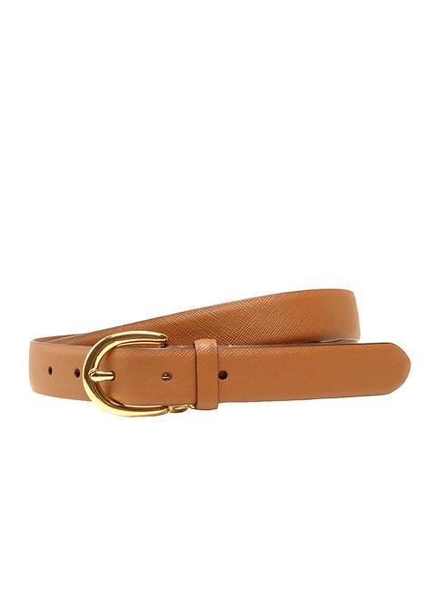 RALPH LAUREN CHARM CLASSIC Leather belt lauren tan5 - Belts