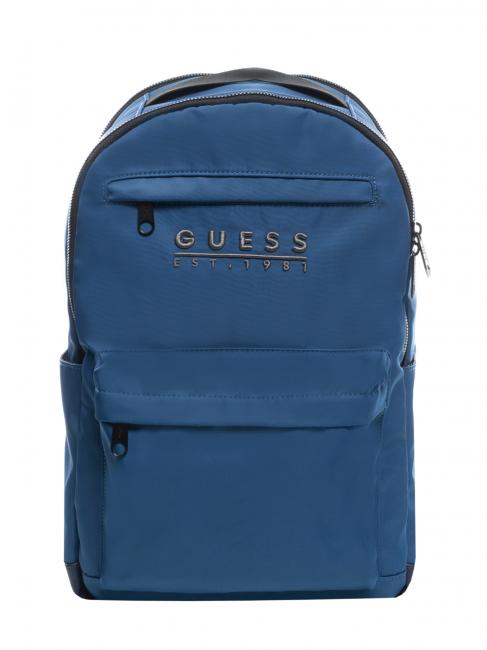 GUESS NEW VENEZIA Double compartment backpack blue - Backpacks