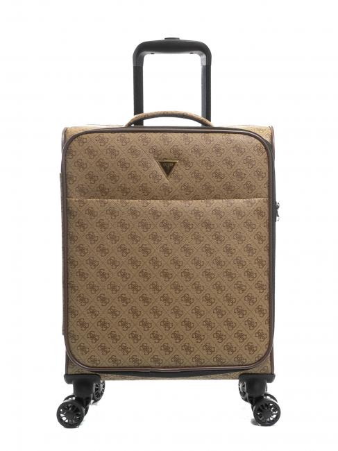 GUESS VEZZOLA Hand Luggage Trolley beige / brown - Hand luggage