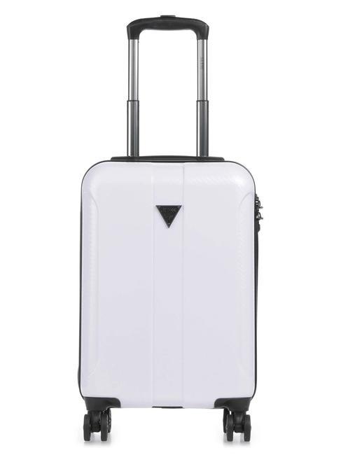 GUESS LUSTRE2 4 wheel cabin trolley white - Semi-rigid Trolley Cases