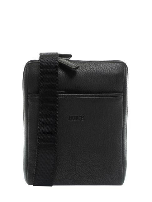 BRIC’S BOLOGNA Leather bag Black - Hip pouches
