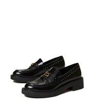 TWINSET STUDS Leather moccasin - Women&rsquo;s shoes