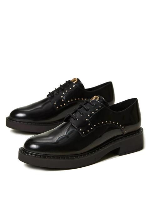 TWINSET STUDS Leather lace-up shoe black - Women’s shoes