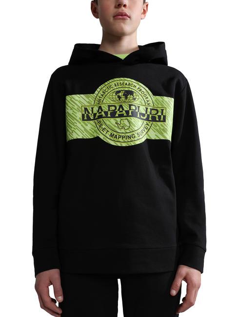 NAPAPIJRI KIDS B-PINZON Cotton sweatshirt with hood black 041 - Baby Sweatshirt