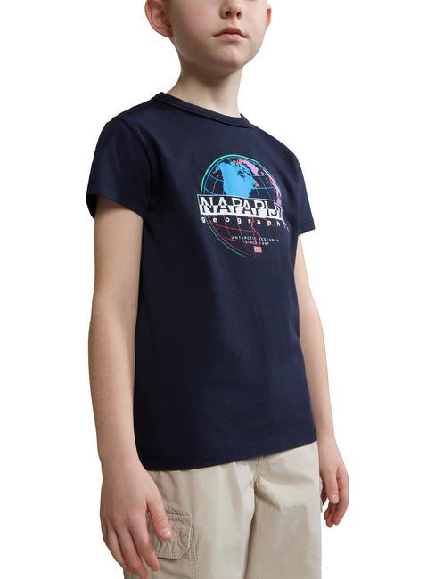 NAPAPIJRI KIDS AZOGUES Cotton T-shirt blu marine - Child T-shirt