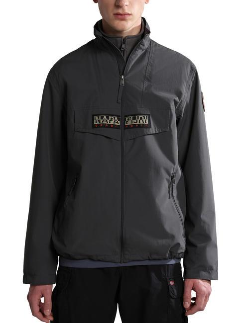 NAPAPIJRI RAINFOREST OPEN  SUMMER Windbreaker dark gray solid - Men's Jackets
