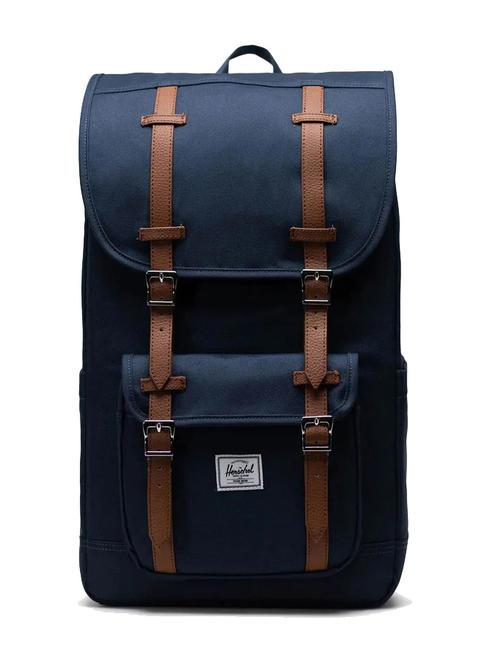 HERSCHEL LITTLE AMERICA  Standard size backpack navy tan - Backpacks & School and Leisure