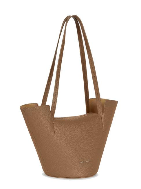 TRUSSARDI ONYX Small shopping bag beaver - Women’s Bags