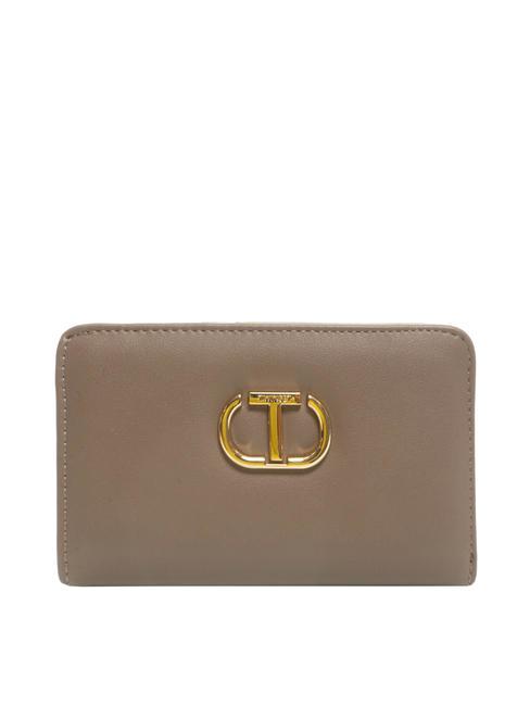 TWINSET MIDDLE Middle wallet taupe - Women’s Wallets