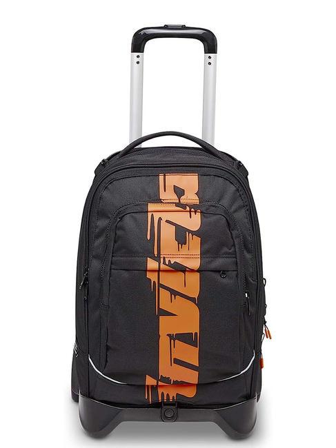 INVICTA NEW PLUG LOGO Detachable Trolley Backpack, 2 wheels Black - Backpack trolleys