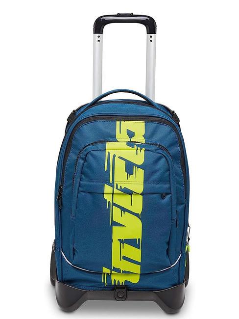INVICTA NEW PLUG LOGO Detachable Trolley Backpack, 2 wheels trunavy - Backpack trolleys
