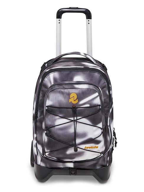 INVICTA NEW PLUG FANTASY Detachable Trolley Backpack, 2 wheels shade black - Backpack trolleys