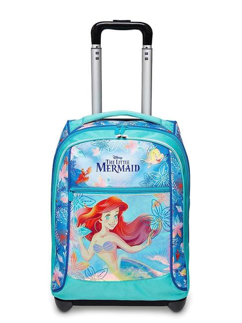 LA SIRENETTA WATCH ME SHINE Trolley backpack 2 wheels petroleum / blue - Backpack trolleys