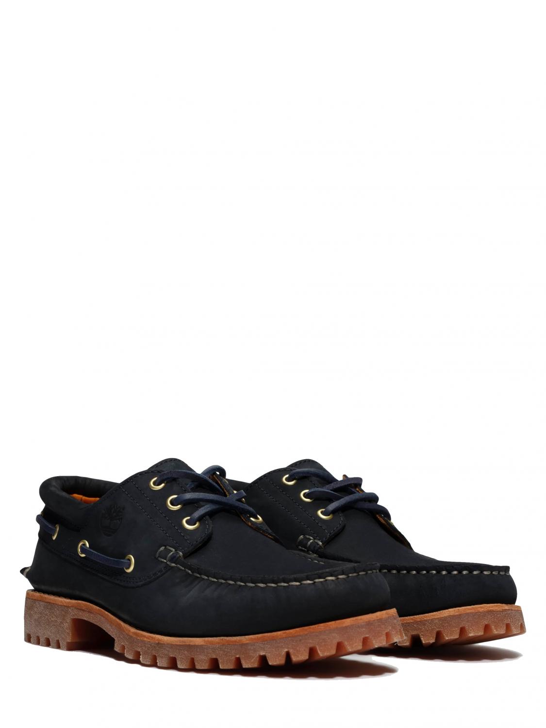 Timberland Authentics 3 Eye Classic Leather Boat Shoes