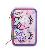 SJGANG ANIMALI FANTASY 3-zip pencil case with school kit - Cases and Accessories