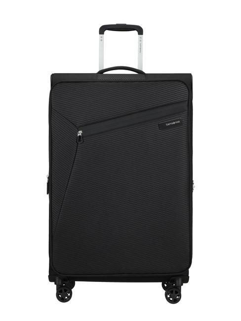 SAMSONITE LITEBEAM Large expandable trolley BLACK - Semi-rigid Trolley Cases