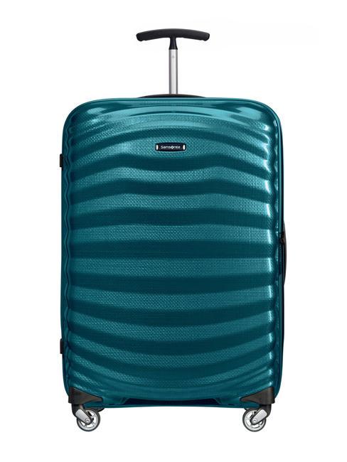 SAMSONITE Trolley LITE-SHOCK line, extra-large, ultralight petrolblue - Rigid Trolley Cases