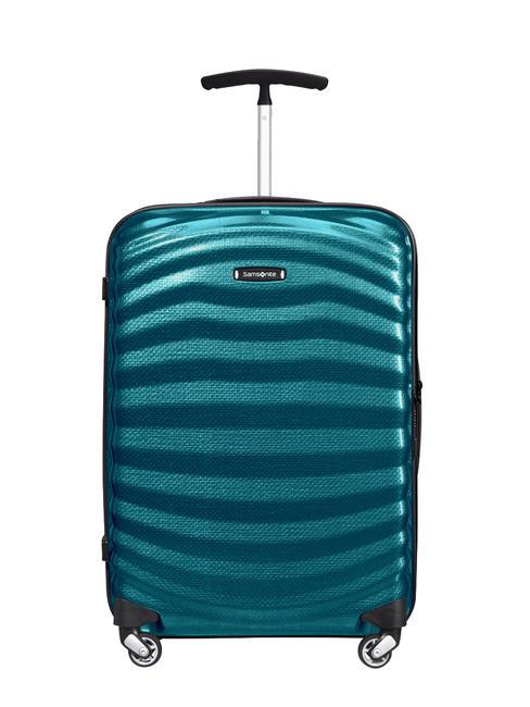 SAMSONITE trolley case LITE-SHOCK line; medium size; ultralight petrolblue - Rigid Trolley Cases