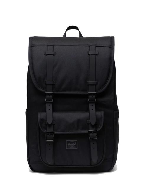 HERSCHEL LITTLE AMERICA MID Mid size backpack black tonal - Backpacks & School and Leisure
