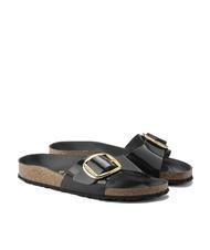 BIRKENSTOCK MADRID BIG BUCKLE Sandal in patent leather - Women&rsquo;s shoes