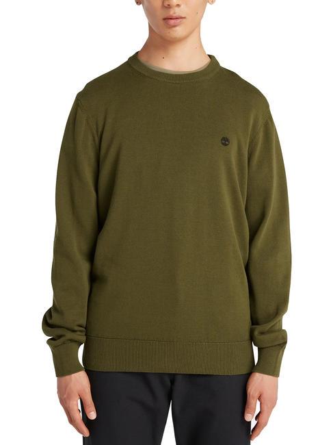 TIMBERLAND WILLIAMS RIVER Crewneck sweater darkoliv - Men's Sweaters