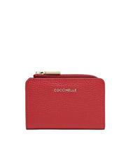 COCCINELLE METALLIC SOFT Medium Woman Wallet ruby - Women&rsquo;s Wallets - 1