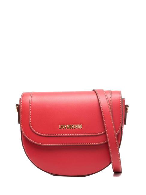 LOVE MOSCHINO LETTERING Mini shoulder bag RED - Women’s Bags