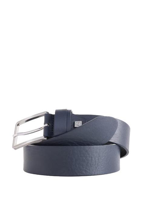 PIQUADRO 81 Made in Italy leather belt blue - Belts