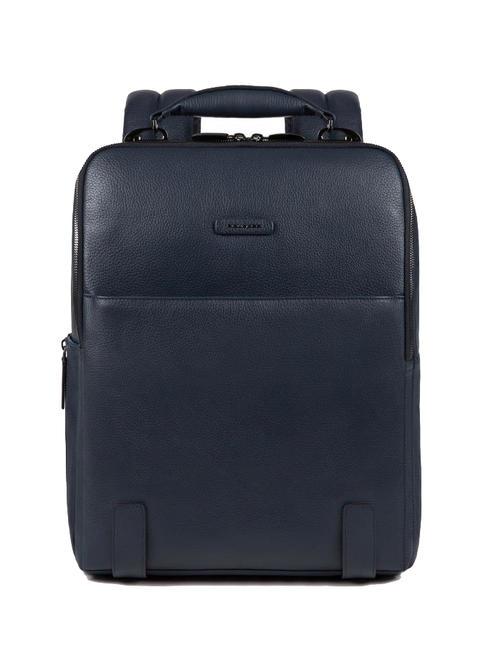 PIQUADRO MODUS SPECIAL Leather backpack for PC15.6 " blue - Laptop backpacks